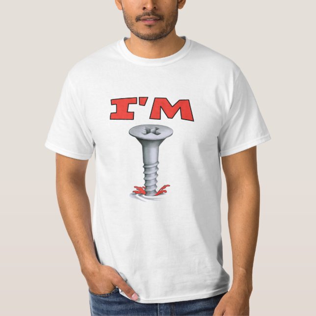 Je Suis Un T-shirt D'Attitude Vis (Devant)