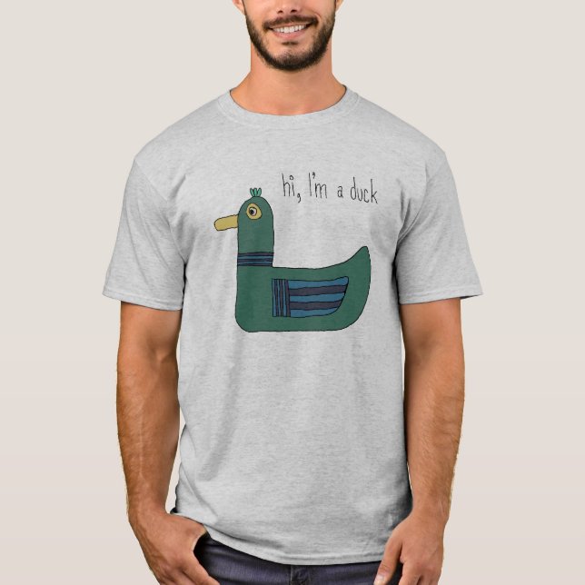 Je suis un T-shirt de canard (Devant)
