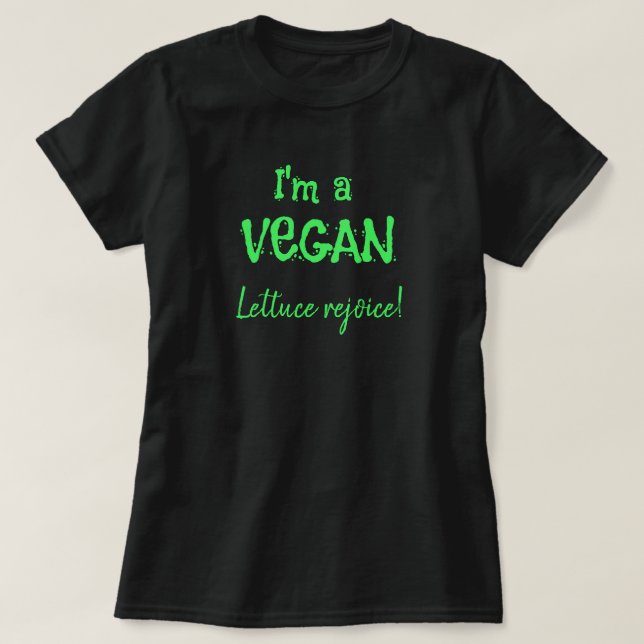 Je suis un T-shirt de laitue végétale (Design devant)