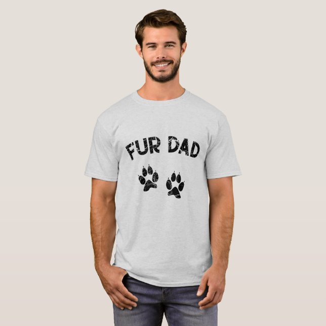 Je suis un T-shirt de papa de fourrure (Devant entier)
