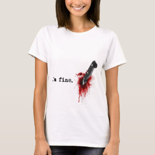 Je suis un T-shirt d'Halloween sanglant