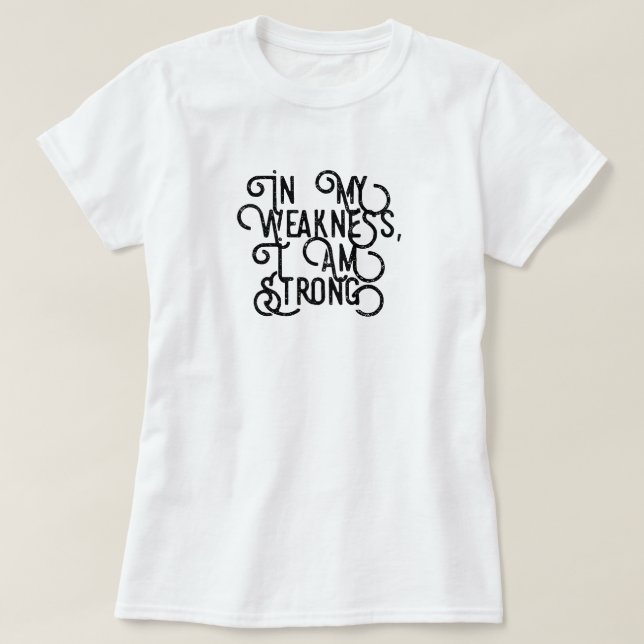 Je Suis Un T-shirt Fort (Design devant)