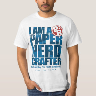 Je suis un T-shirt nerd de papier de Crafter