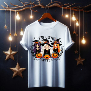 Je suis un T-shirt sorcière mignon