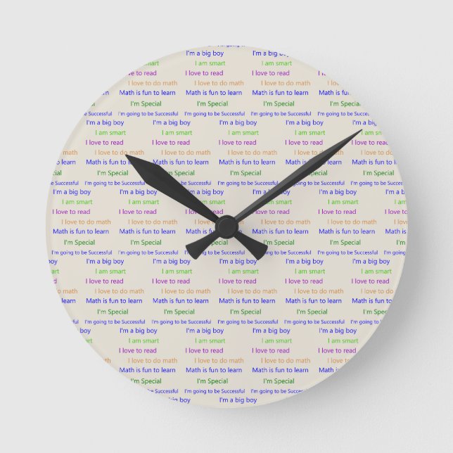 Je suis une horloge spéciale (Recto)