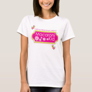 "Je suis une maman Macaroni" T-shirt à manches lon