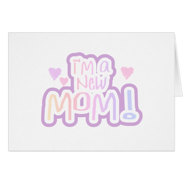 Je suis une nouvelle maman Tshirts et cadeaux (Devant horizontal)