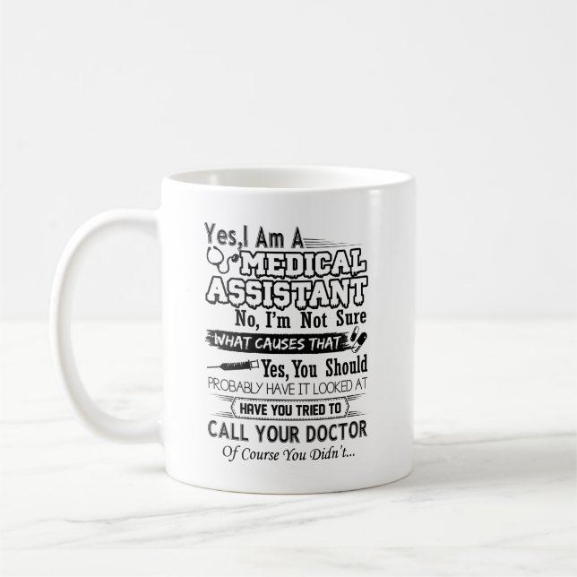 Je suis une tasse d'aide médical (Gauche)