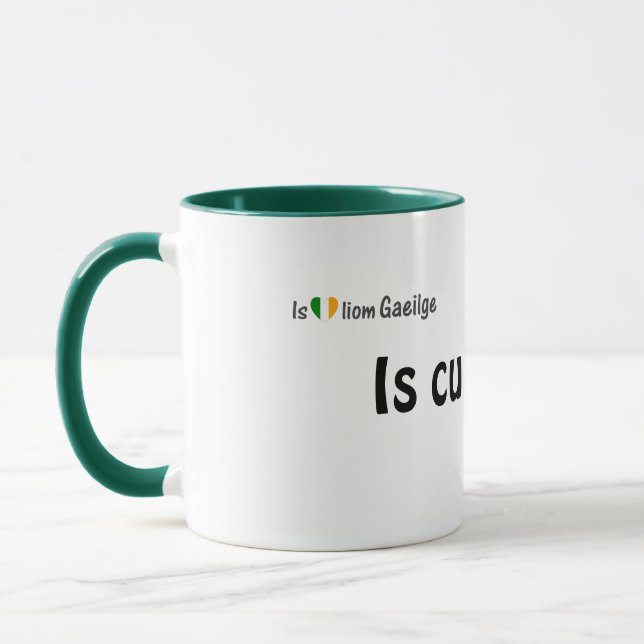 Je suis une tasse de langue de Gaeilge d'Irlandais (Gauche)