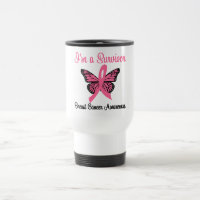 Je suis une tasse de voyage de cancer du sein de