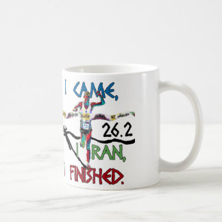 Je suis venu, j'ai couru, j'ai fini - la tasse