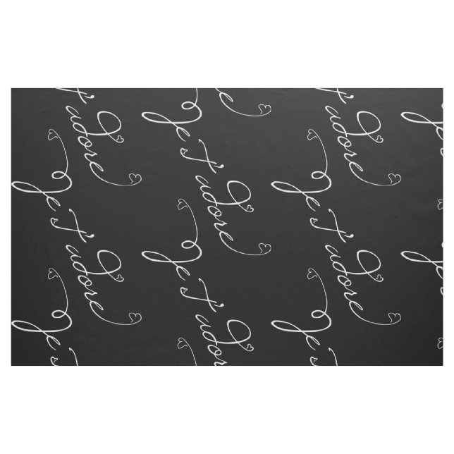 Je T adore Fabric (Fat Quarter)