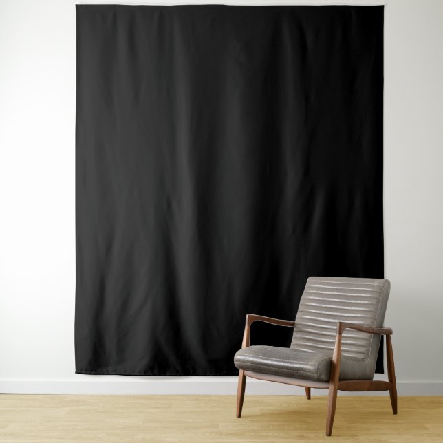 je t’aime I Love You in French Chic Black & White Tapestry (In Situ)