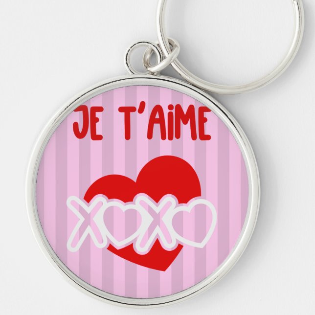 Je t’aime. keychain (Front)