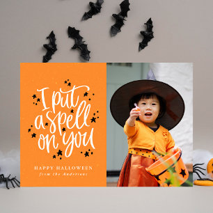Je T'Ai Mis Un sort Sur Le Carte photo D'Halloween