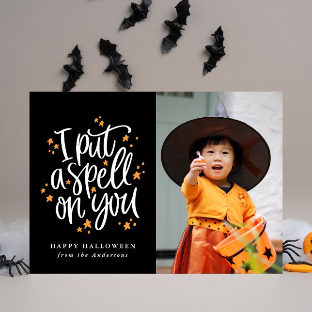Je T'Ai Mis Un Spell Sur Un Carte photo D'Hallowee (Créateur téléchargé)