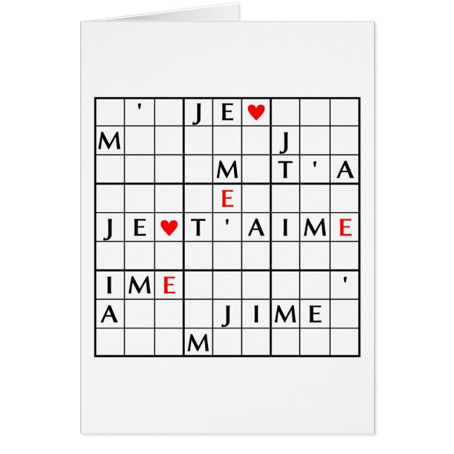je t'aime (Front)