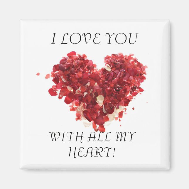 Je T'Aime Aimer Magnet (Devant)