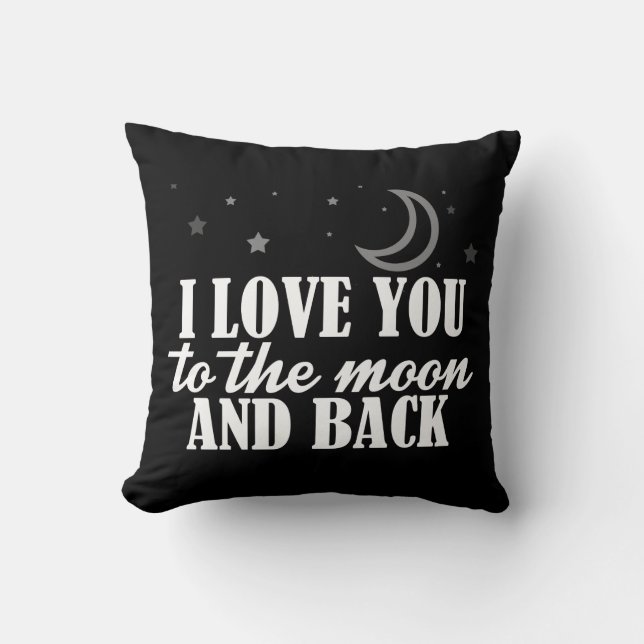 Je t'aime au coussin de lune et de dos (Recto)