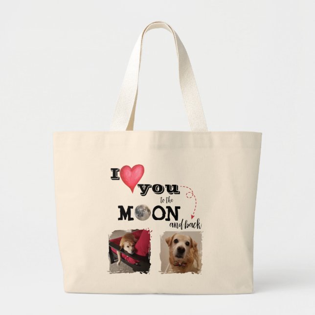 Je t'aime au Sac fourre-tout de la Lune (Devant)