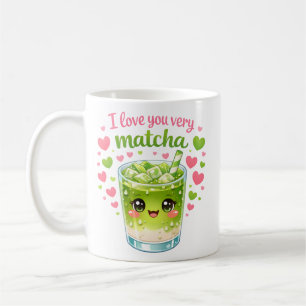 Je T'Aime Beaucoup Matcha Tasse Mignonne