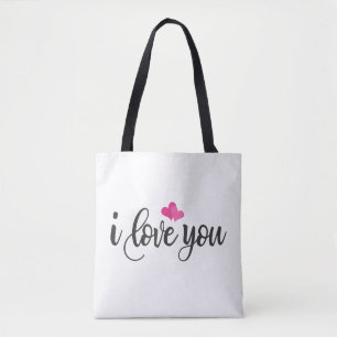 Je t'aime Calligraphie de Saint Valentin Sac four