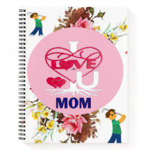 JE T'AIME Carnet Spiral Anniversaire