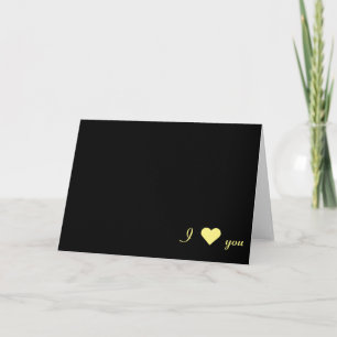Je t'aime, carte