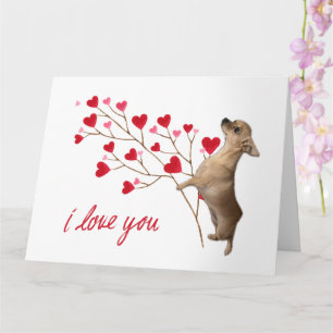 Je t'aime Carte Chihuahua