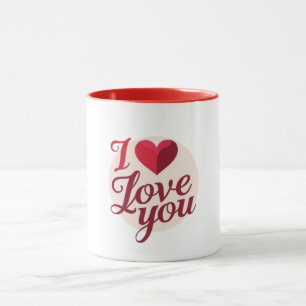 Je T'Aime Coeur Mug