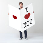 Je t'aime Coeur Rouge Romantique Saint Valentin