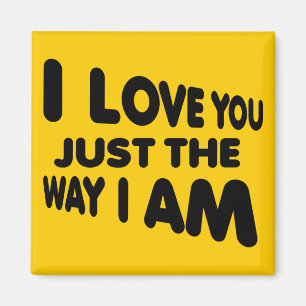 Je T'Aime Comme Je Suis Drôle Frigo Magnet