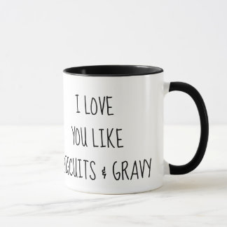 Je t'aime comme les biscuits et la tasse de sauce