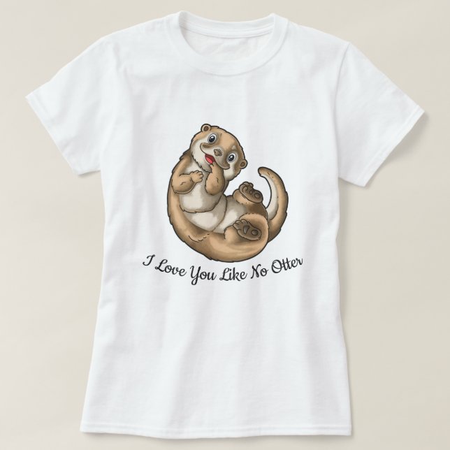Je t'aime comme pas de t-shirt (Design devant)