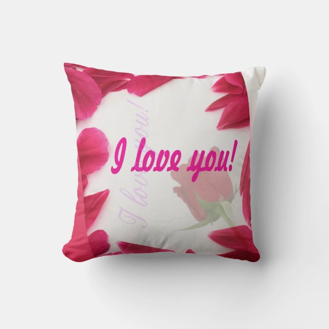 Je t'aime - Coussin (Recto)