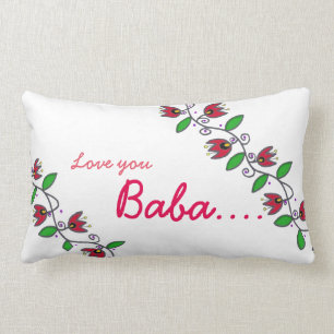 Je t'aime coussin de vigne d'éternité de baba
