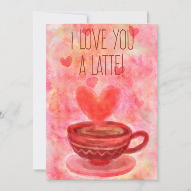 Je t'aime Dernière carte de Saint Valentin (Devant)