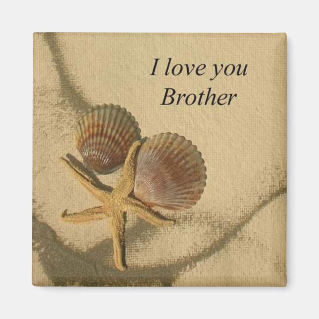 JE T'AIME FRÈRE MAGNET (Devant)