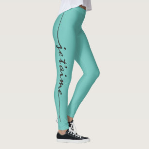 je t'aime - I love you in French 2 Leggings