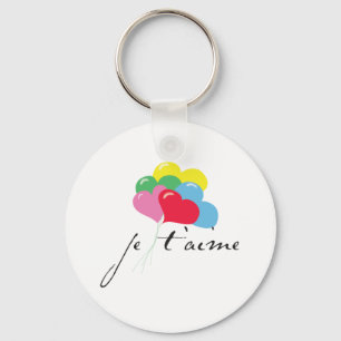 Je' taime (I love you) Keychain