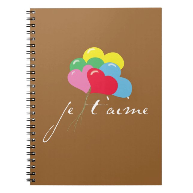 Je' taime (I love you) Notebook (Front)