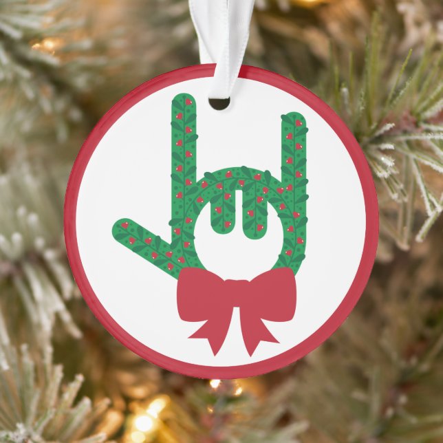 Je t'aime la couronne de Noël (Arbre)