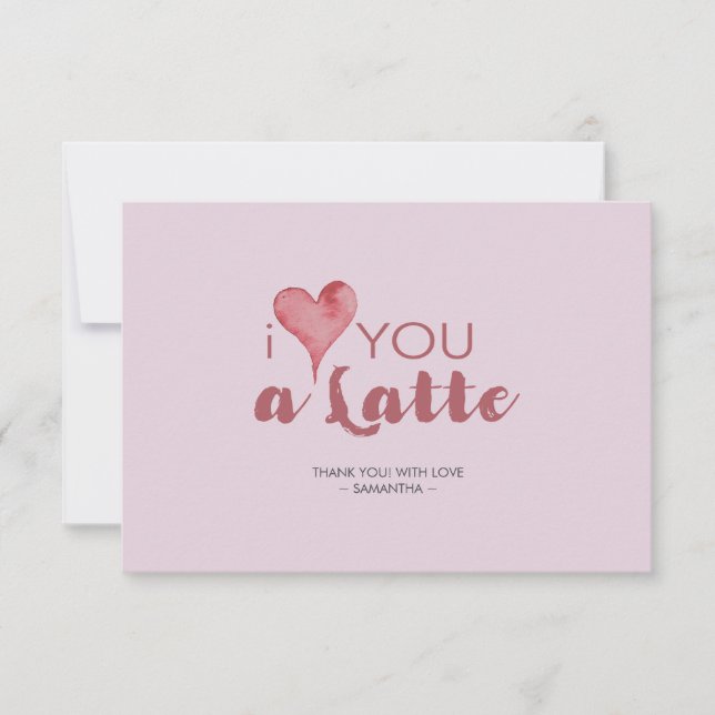 Je t'aime Le Merci de la Saint Valentin (Devant)