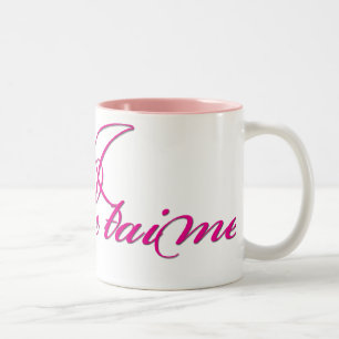 Je taime Love Word Café/Thé Mug