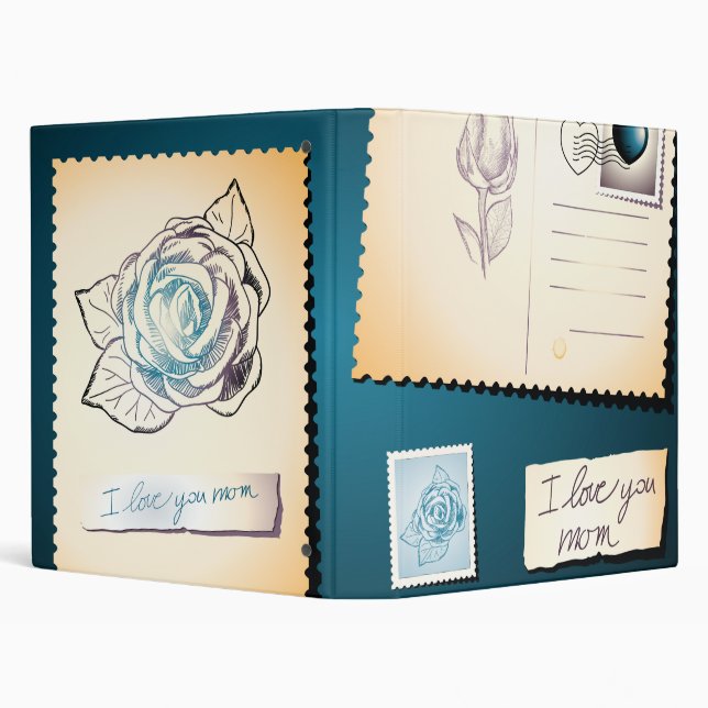 Je t'aime maman, classeur (Arrière-plan)