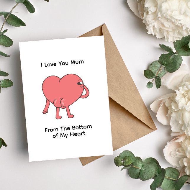 Je t'aime maman du fond de ma carte cardiaque (Créateur téléchargé)