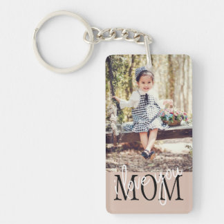 Je t'aime Maman Dusty rose Photo personnalisée