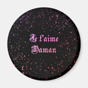 Je t'aime Maman, Mother's Day Magnet