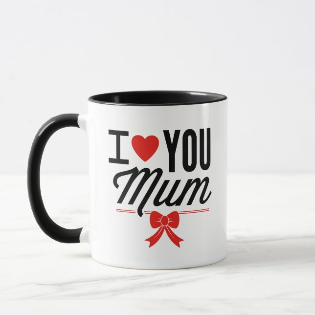 Je T'Aime Maman Mug De Café (Gauche)