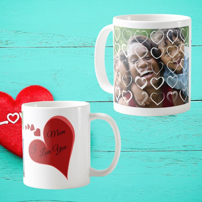 Je t'aime Maman Valentines cadeau Café Mug (Créateur téléchargé)